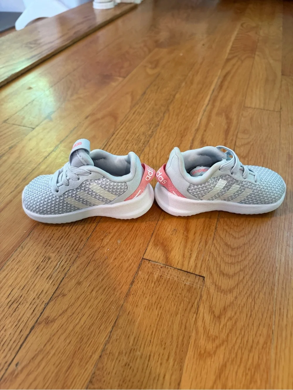 adidas Kids Light blue and Pink Mesh Sneakers